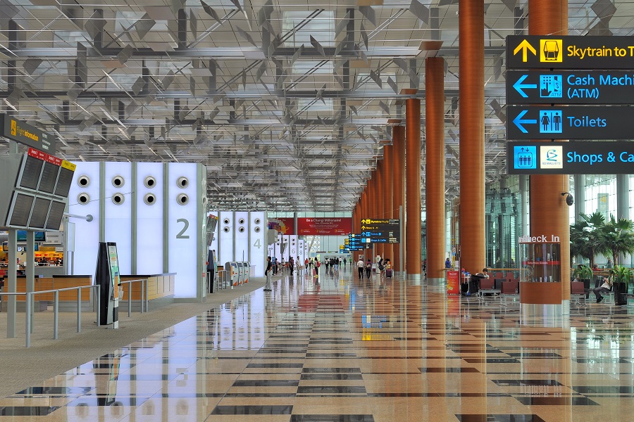 新加坡樟宜机场,清洁机器人,T4航站楼,自动化行李托运,自动值机