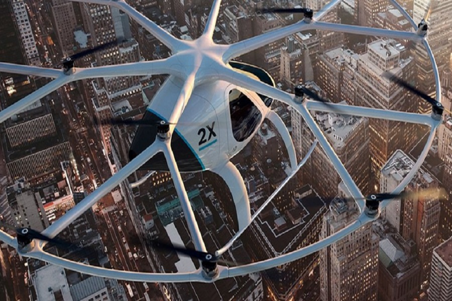 自动驾驶载客飞机,无人机,载客飞行器,自动驾驶,迪拜,Volocopter